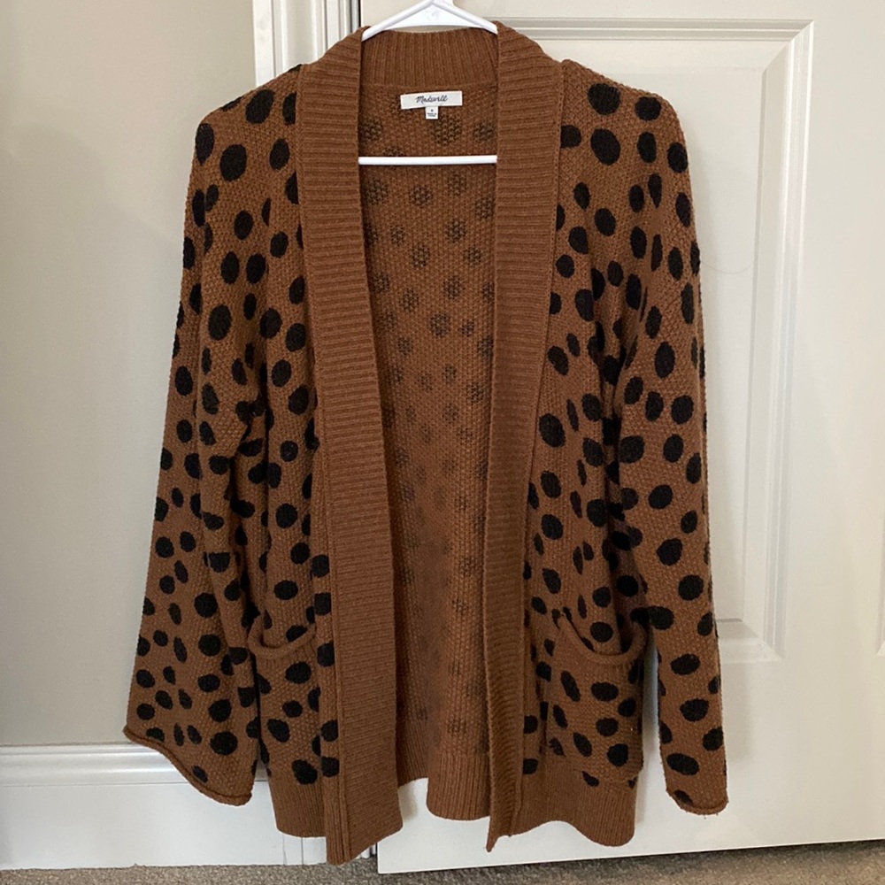 Madewell  leopard spot cardigan